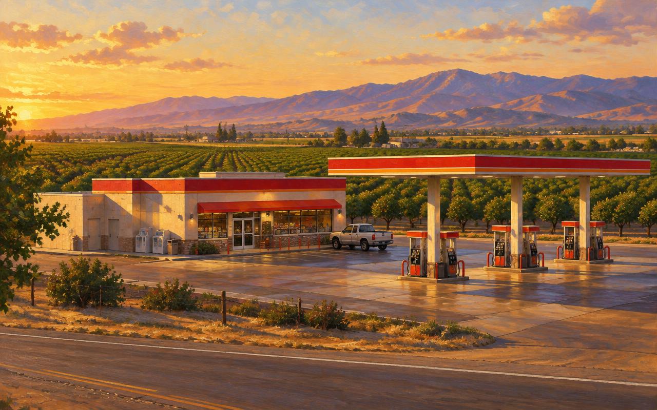 Circle K Dinuba, illustration